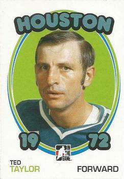 2009-10 In The Game 1972 The Year In Hockey - Blank Backs #105 Ted Taylor Front