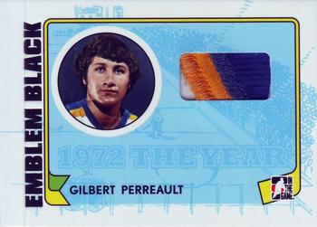 2009-10 In The Game 1972 The Year In Hockey - Game Used Emblem Black #M-30 Gilbert Perreault Front