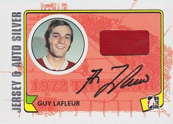 2009-10 In The Game 1972 The Year In Hockey - Game Used Jersey Autographs Silver #MA-GL Guy Lafleur  Front