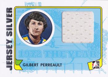 2009-10 In The Game 1972 The Year In Hockey - Game Used Jersey Silver #M-30 Gilbert Perreault  Front