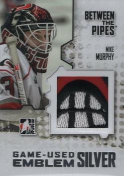 2009-10 In The Game Between The Pipes - Emblems Silver #M26 Mike Murphy  Front