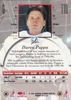 1997-98 Donruss Canadian Ice #110 Daren Puppa Back