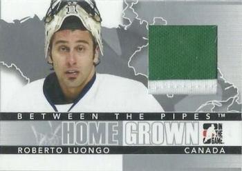 2009-10 In The Game Between The Pipes - Homegrown Silver #HG-4 Roberto Luongo  Front