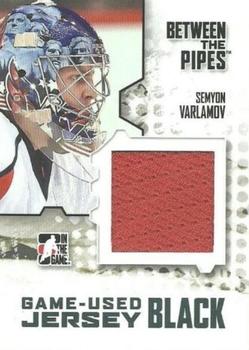 2009-10 In The Game Between The Pipes - Jerseys Black #M42 Simeon Varlamov  Front