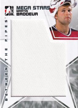 2009-10 In The Game Between The Pipes - Mega Stars Black #MS-07 Martin Brodeur  Front