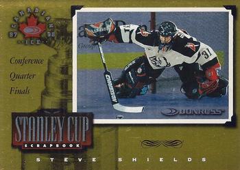 1997-98 Donruss Canadian Ice - Stanley Cup Scrapbook #12 Steve Shields Front