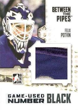 2009-10 In The Game Between The Pipes - Numbers Black #M31 Felix Potvin  Front