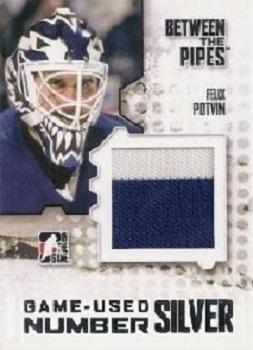 2009-10 In The Game Between The Pipes - Numbers Silver #M31 Felix Potvin  Front