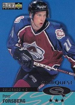 1997-98 Collector's Choice - StarQuest #SQ71 Peter Forsberg Front