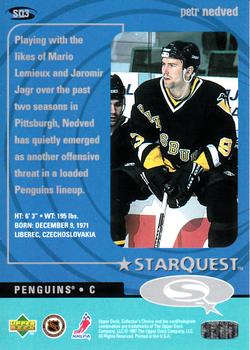 1997-98 Collector's Choice - StarQuest #SQ3 Petr Nedved Back