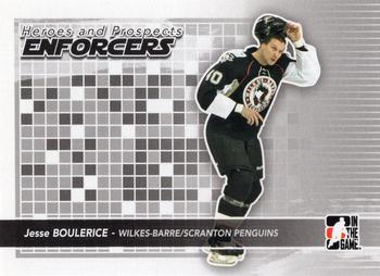 2009-10 In The Game Heroes and Prospects - Enforcers #E-09 Jesse Boulerice  Front