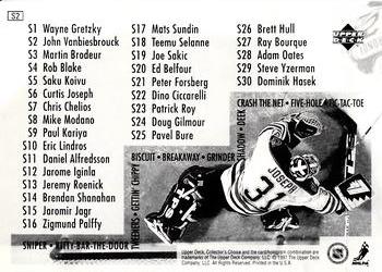 1997-98 Collector's Choice - Hockey Stick-Ums #S2 John Vanbiesbrouck Back