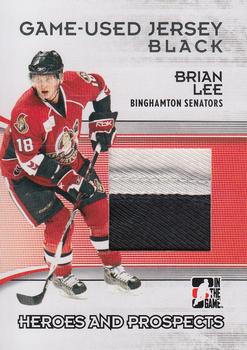 2009-10 In The Game Heroes and Prospects - Game Used Jerseys #M-03 Brian Lee  Front