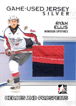 2009-10 In The Game Heroes and Prospects - Game Used Jerseys Silver #M-43 Ryan Ellis  Front