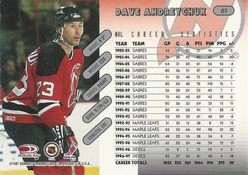 1997-98 Donruss #61 Dave Andreychuk Back
