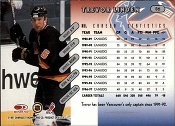 1997-98 Donruss #86 Trevor Linden Back