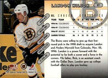 1997-98 Donruss #87 Landon Wilson Back