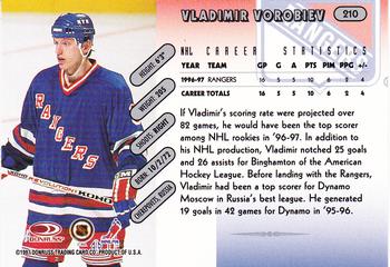 1997-98 Donruss #210 Vladimir Vorobiev Back