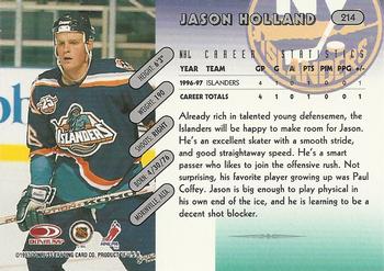 1997-98 Donruss #214 Jason Holland Back