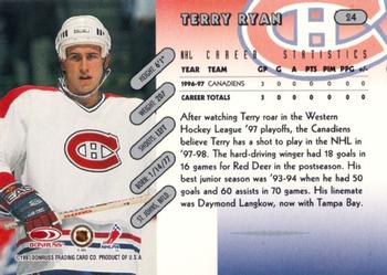 1997-98 Donruss #24 Terry Ryan Back