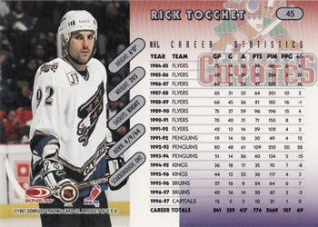 1997-98 Donruss #45 Rick Tocchet Back