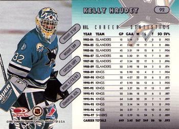 1997-98 Donruss #92 Kelly Hrudey Back