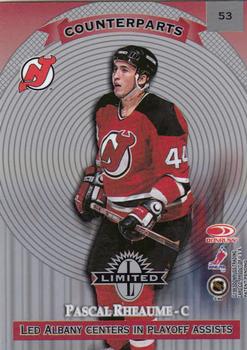 1997-98 Donruss Limited #53 Darcy Tucker / Pascal Rheaume Back