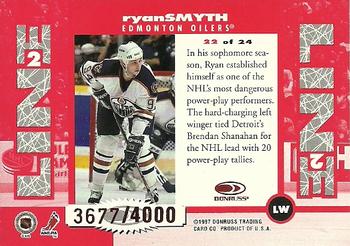 1997-98 Donruss - Line 2 Line #22 Ryan Smyth Back