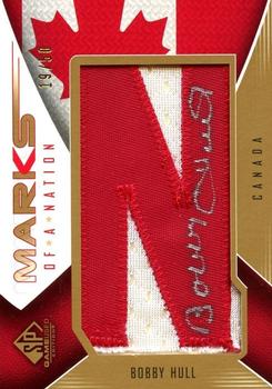 2009-10 SP Game Used - Marks of a Nation #MN-BH Bobby Hull  Front