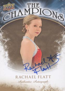 2009-10 Upper Deck - The Champions Gold Autographs #CH-RF Rachael Flatt  Front