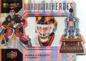 2009-10 Upper Deck Black Diamond - Hardware Heroes #HH39 Miikka Kiprusoff  Front