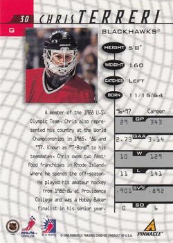 1997-98 Pinnacle Be a Player #30 Chris Terreri Back