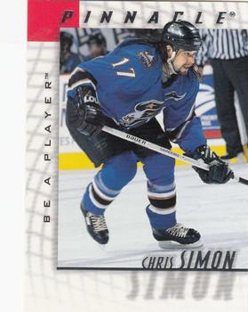 1997-98 Pinnacle Be a Player #65 Chris Simon Front