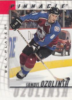1997-98 Pinnacle Be a Player #115 Sandis Ozolinsh Front