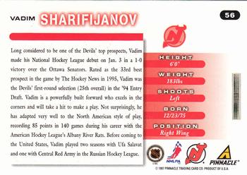 1997-98 Score #56 Vadim Sharifijanov Back