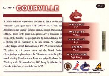 1997-98 Score #57 Larry Courville Back