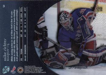 1997-98 Upper Deck Ice #3 Mike Richter Back