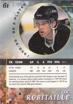 1998-99 Be a Player #61 Luc Robitaille Back