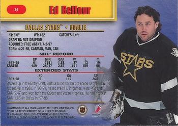 1998-99 Bowman's Best #34 Ed Belfour Back