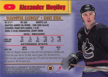 1998-99 Bowman's Best #40 Alexander Mogilny Back