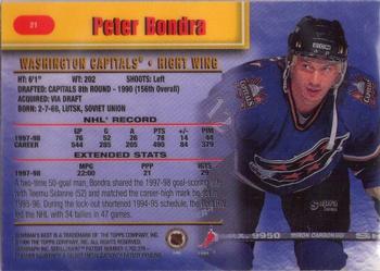 1998-99 Bowman's Best #21 Peter Bondra Back