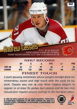 1998-99 Finest #82 Andrew Cassels Back