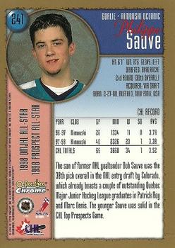 1998-99 O-Pee-Chee Chrome #241 Philippe Sauve Back