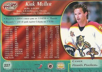 1998-99 Pacific #227 Kirk Muller Back