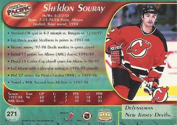 1998-99 Pacific #271 Sheldon Souray Back
