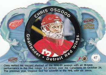 1998-99 Pacific Crown Royale #47 Chris Osgood Back