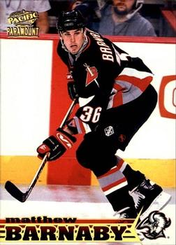 1998-99 Pacific Paramount #17 Matthew Barnaby Front