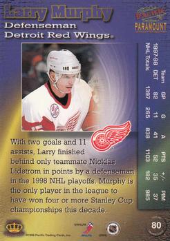 1998-99 Pacific Paramount #80 Larry Murphy Back