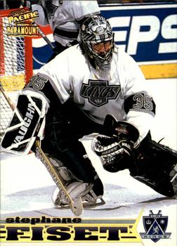 1998-99 Pacific Paramount #104 Stephane Fiset Front