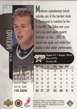 1998-99 SP Authentic #25 Mike Modano Back